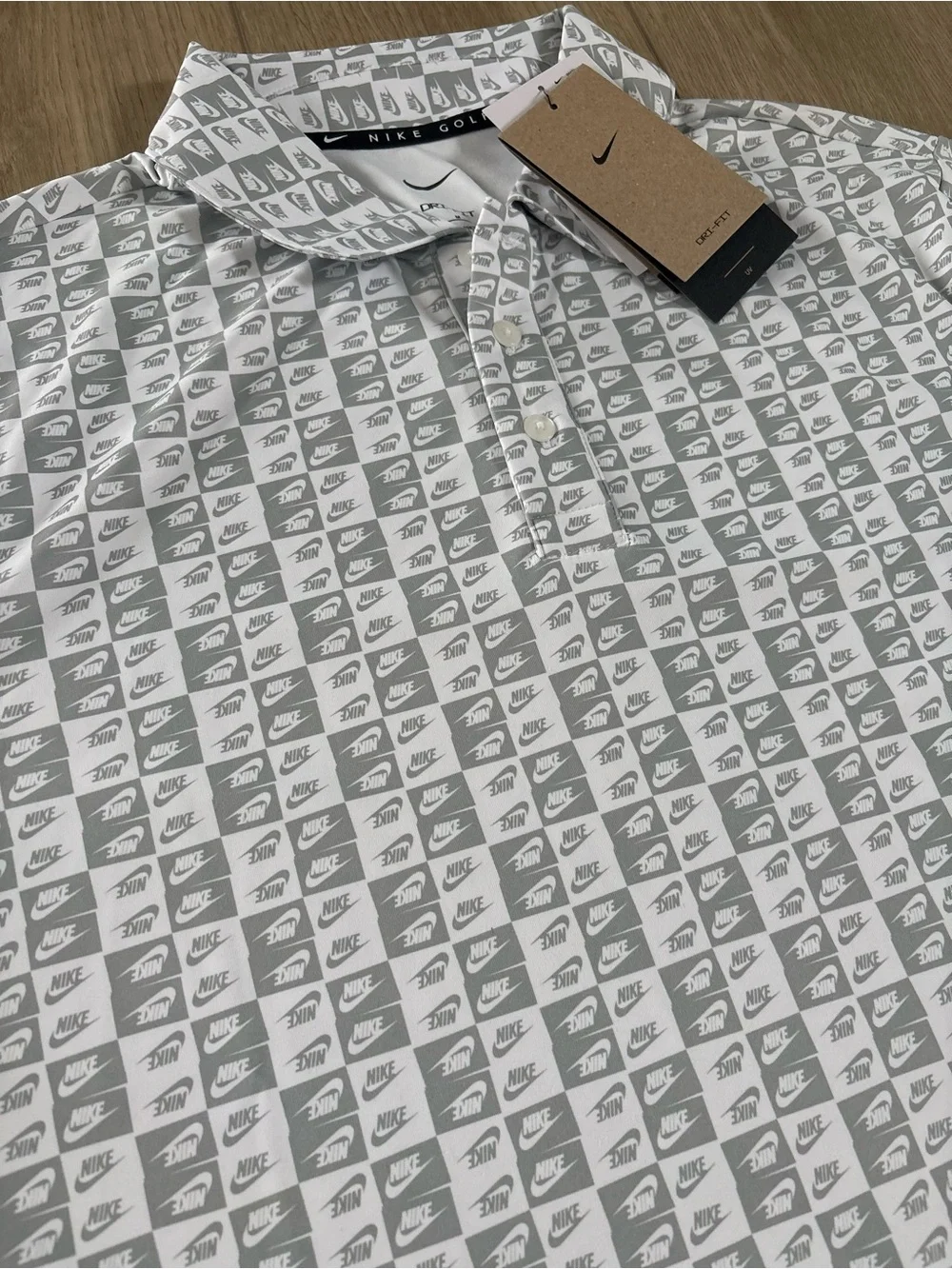 NWT Nike Golf Men’s Logo-Print Polo Shirt